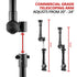 Heavy Duty Table Clamp Mount | 20"-24" Aluminum Telescoping Arm | Tablet Holder