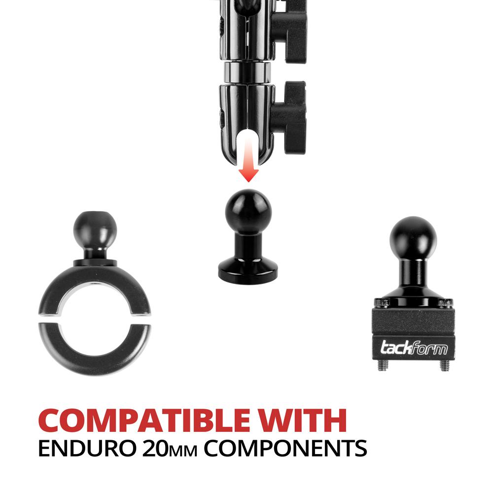 Action Camera / Compatible with GoPro | 3.5" Arm | Grabs 20mm Ball