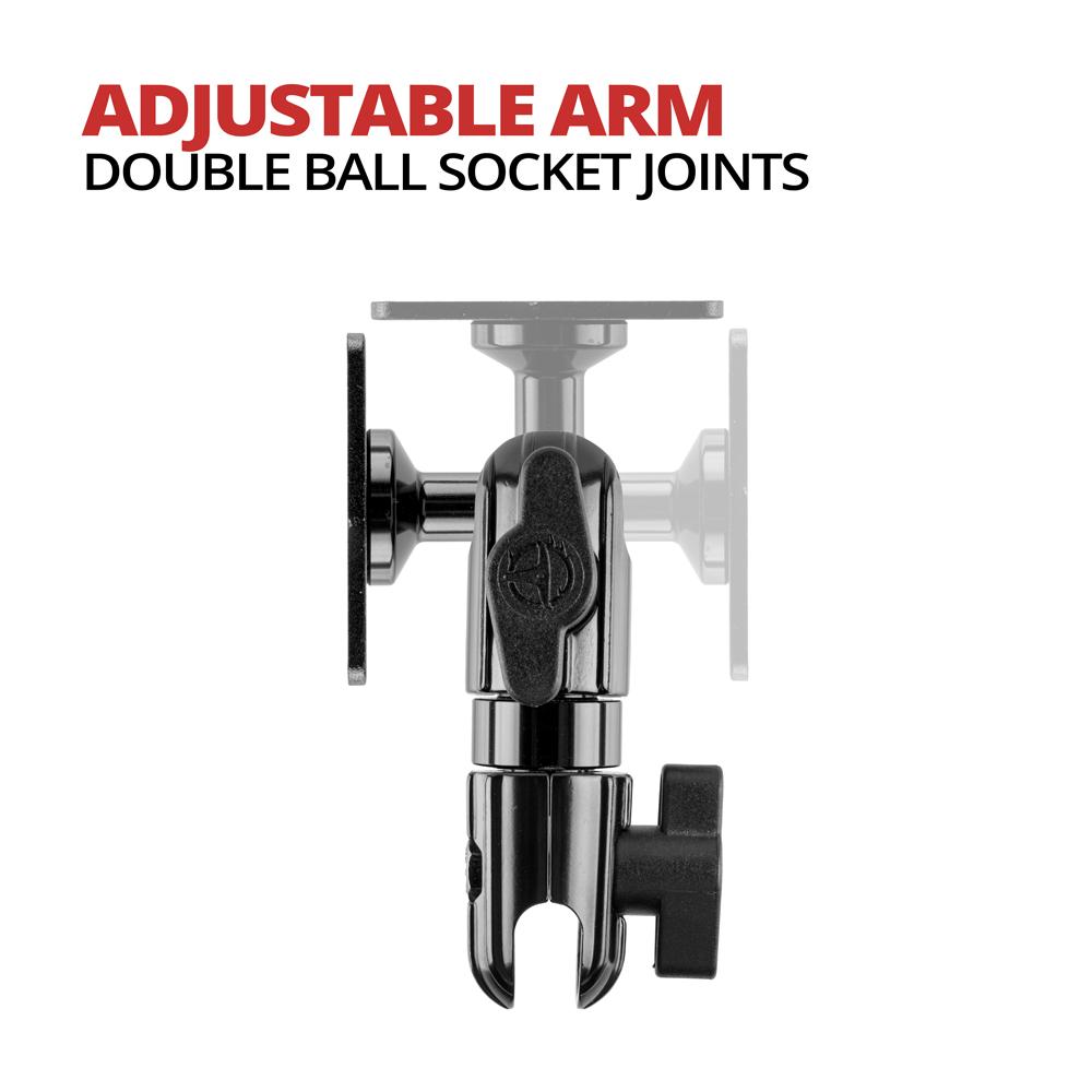 AMPS Adapter | 3.5" Arm | Grabs 20mm Ball