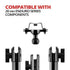 CB Microphone/2-Way Radio Holder | 20mm Ball