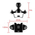 AMPS Short Reach CB Mic Clip | 20mm Ball & Socket System
