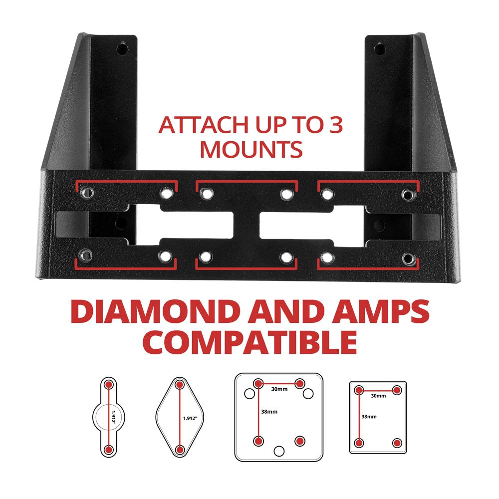 Fast Track Plus™ | 2015-2020 Ford F150 & Raptor | 2017-2021 F-250 - 550 | 2018-2021 Expedition | Fast Track Bracket + Phone Kit