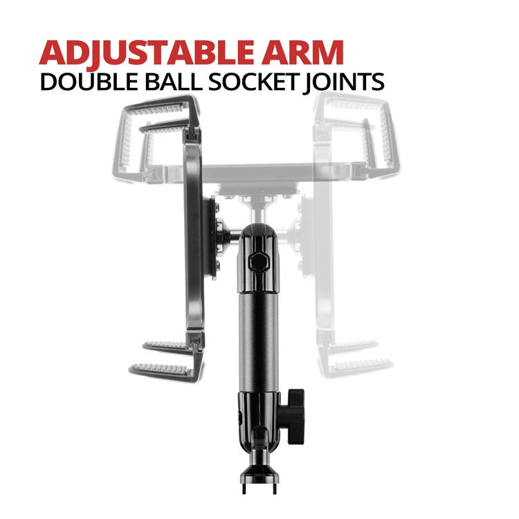 Fast Track Base Mount | Tablet Holder | 7" Aluminum Arm