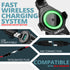 Adventure Phone Holder with Wireless Charging | Vibration Dampening | 20mm Ball (Bar Clamp Not Included)