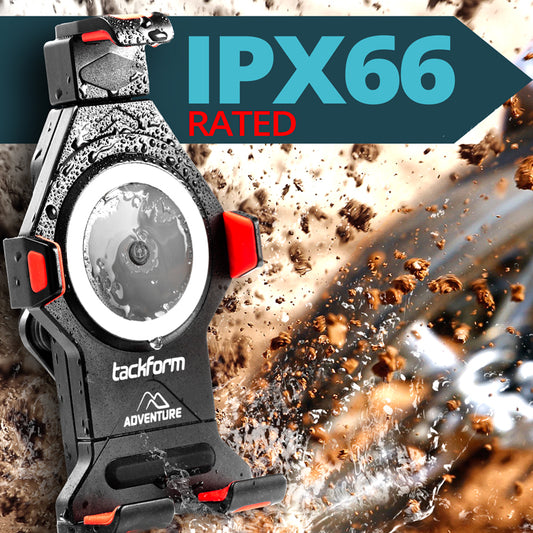 Tackform Adventure | Phone Holder with Wireless Charging | Vibration ...