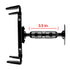 Tablet Mount | 3.5" Arm | Diamond Pattern Base