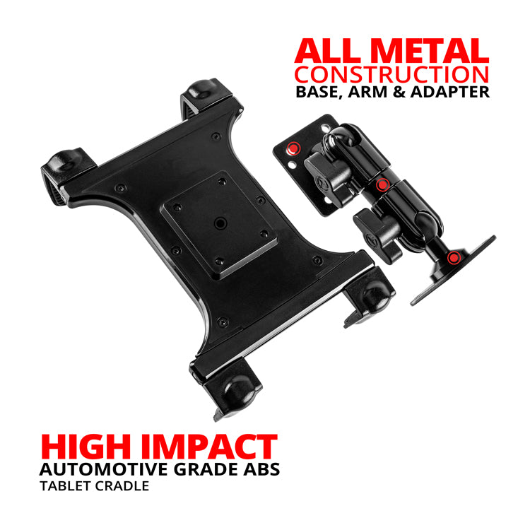 Tablet Mount | 3.5" Arm | Diamond Pattern Base