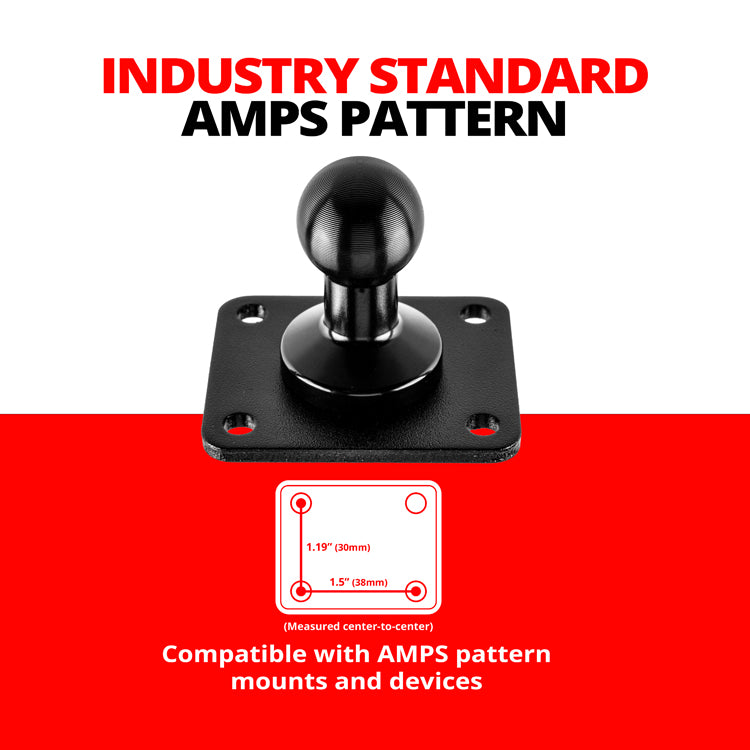 AMPS Pattern Drill Base Mount | 4-Hole Pattern | With Mounting Kit