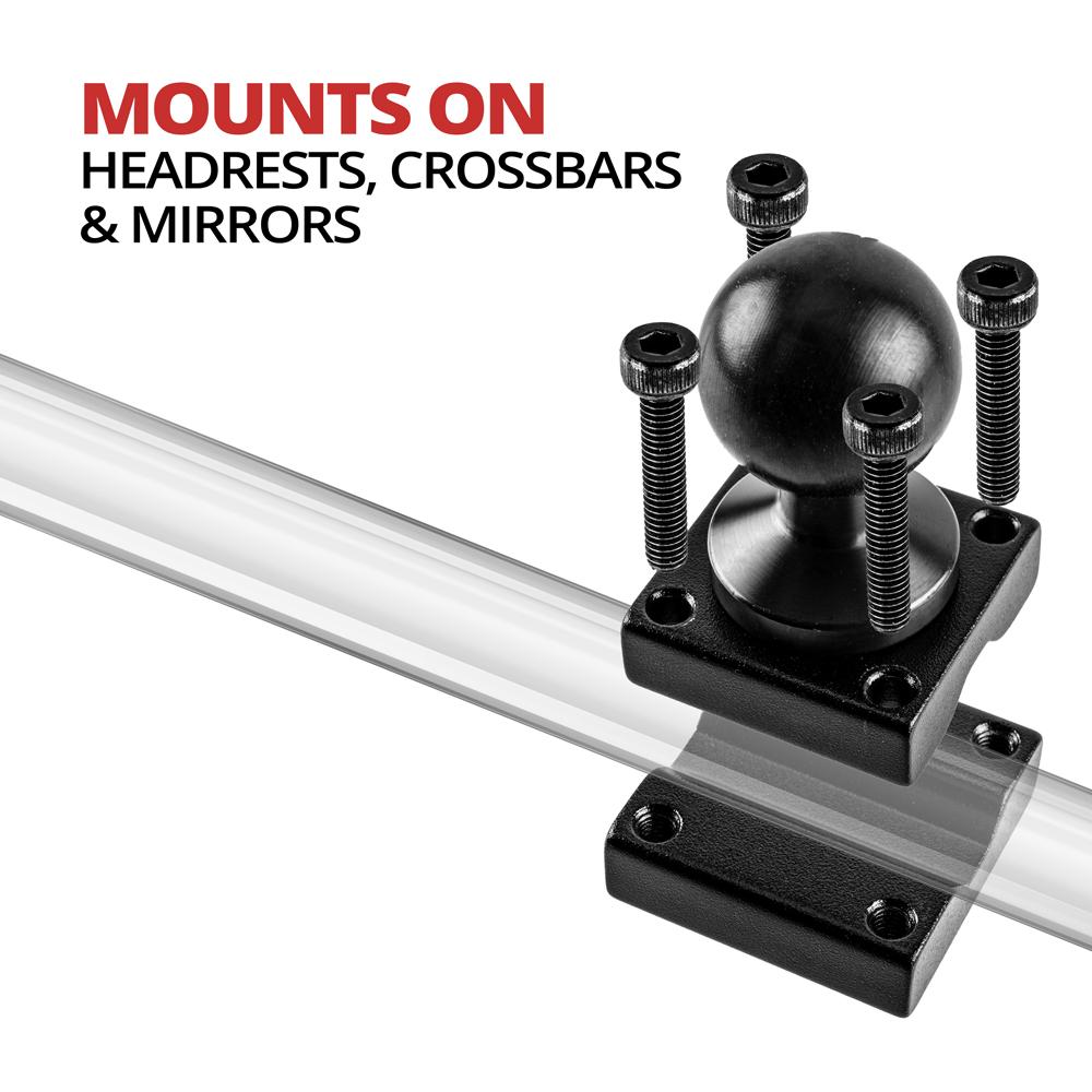 Bar Mount | 3/8" to 5/8" Bars | 1"/25mm/B-Sized Ball