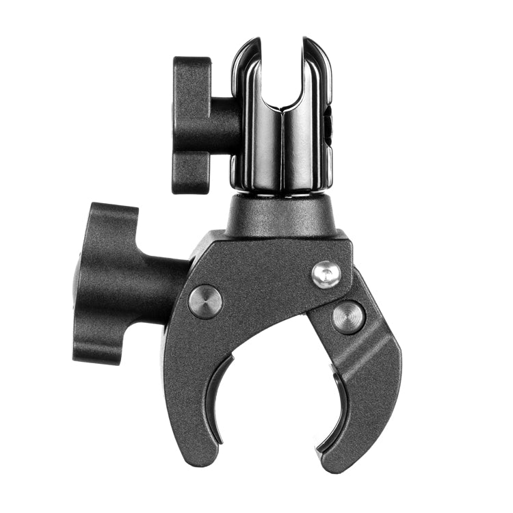 BAR CLAMP | 3/4 INCH TO 1.5 INCH BAR | 20MM BALL SOCKET | FITS 20MM COMPONENTS | BLACK ANODIZED ALUMINUM |ALL METAL 