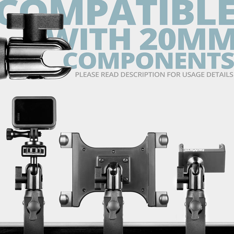 Bar Clamp | Adjustable 3/4" - 1-1/2" | 20mm Coupler | 20 Series™