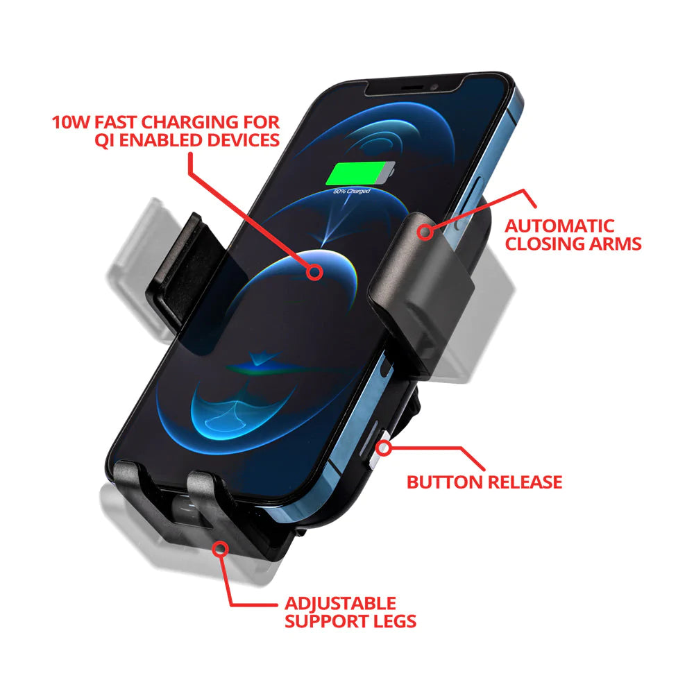 Wireless Qi Charger & Phone Holder | Magsafe Compatible | 20mm Ball