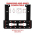 Tackform Tablet Mount for Ford F150 11th Gen, AMPS compatible.