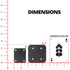 Metal Installation Dashboard Mount Backing Plate for AMPS/Diamond Brackets