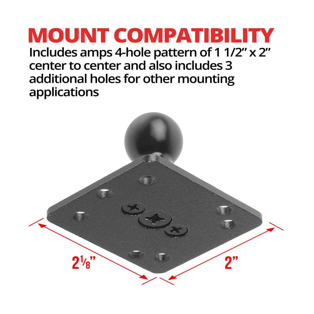 AMPS Mount | Aluminum | 20mm Ball