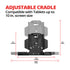 Metal Locking Tablet Cradle | 26mm Ball Connection