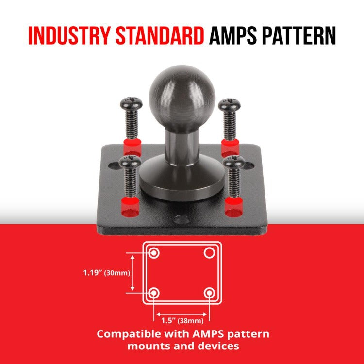 AMPS Drill Base Mount | 7" Modular Arm | Tablet Holder | 20mm Ball System