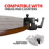 Mega Clamp | Extra Long Arm | Spring Loaded Tablet Cradle | Heavy Duty