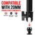 Pinch Bolt Mount  | 1/4"-20 / 6mm Thru Hole | 20mm Ball