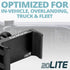AMPS Drill Base Mount with Install Kit for Semi Truck | 7" Modular Arm | Enduro 20LITE Phone Holder | 20mm Ball System