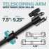 TRAXX™ - Assault Track Mount (Picatinny) | 7.5"- 9.25" Telescoping Arm | Magnetic Phone Holder