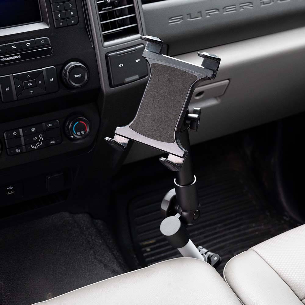 Seat Rail/Floor Tablet Holder | Heavy Duty Tablet Mount for Truck ...