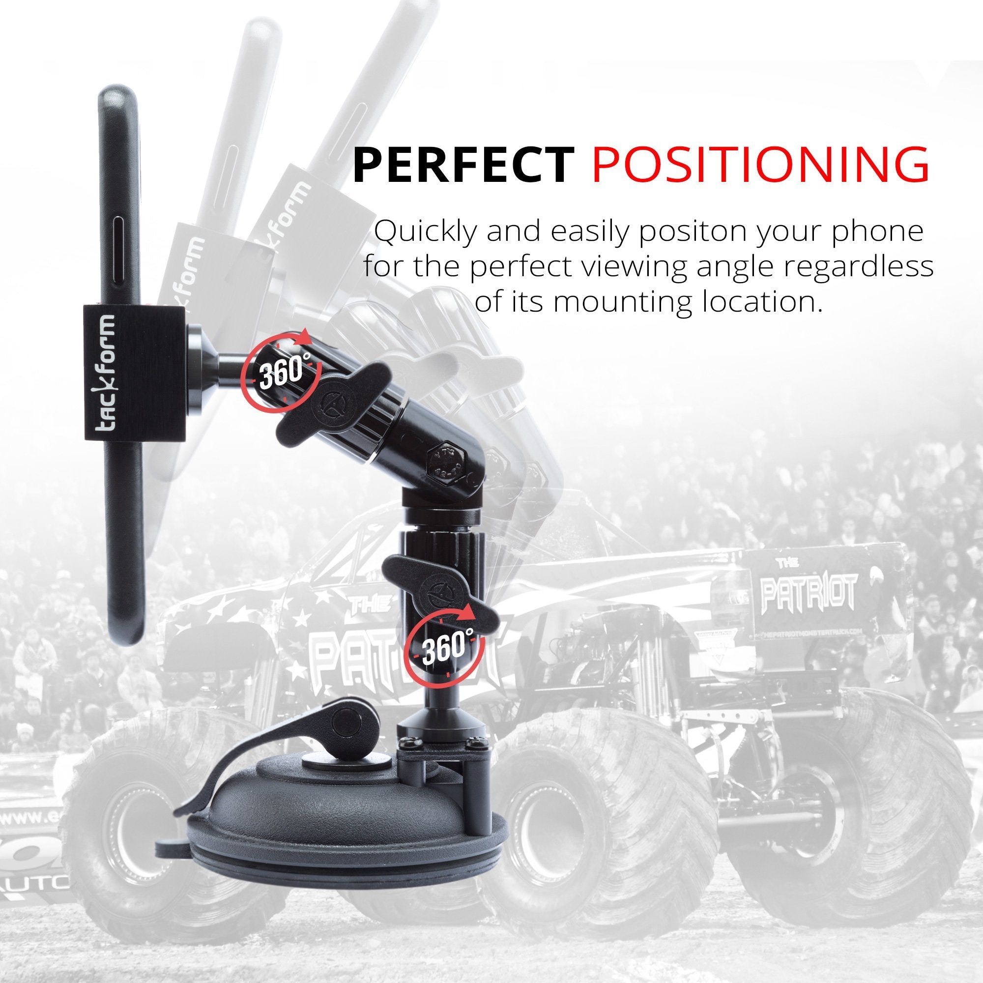 Suction cup phone holder for iPhone