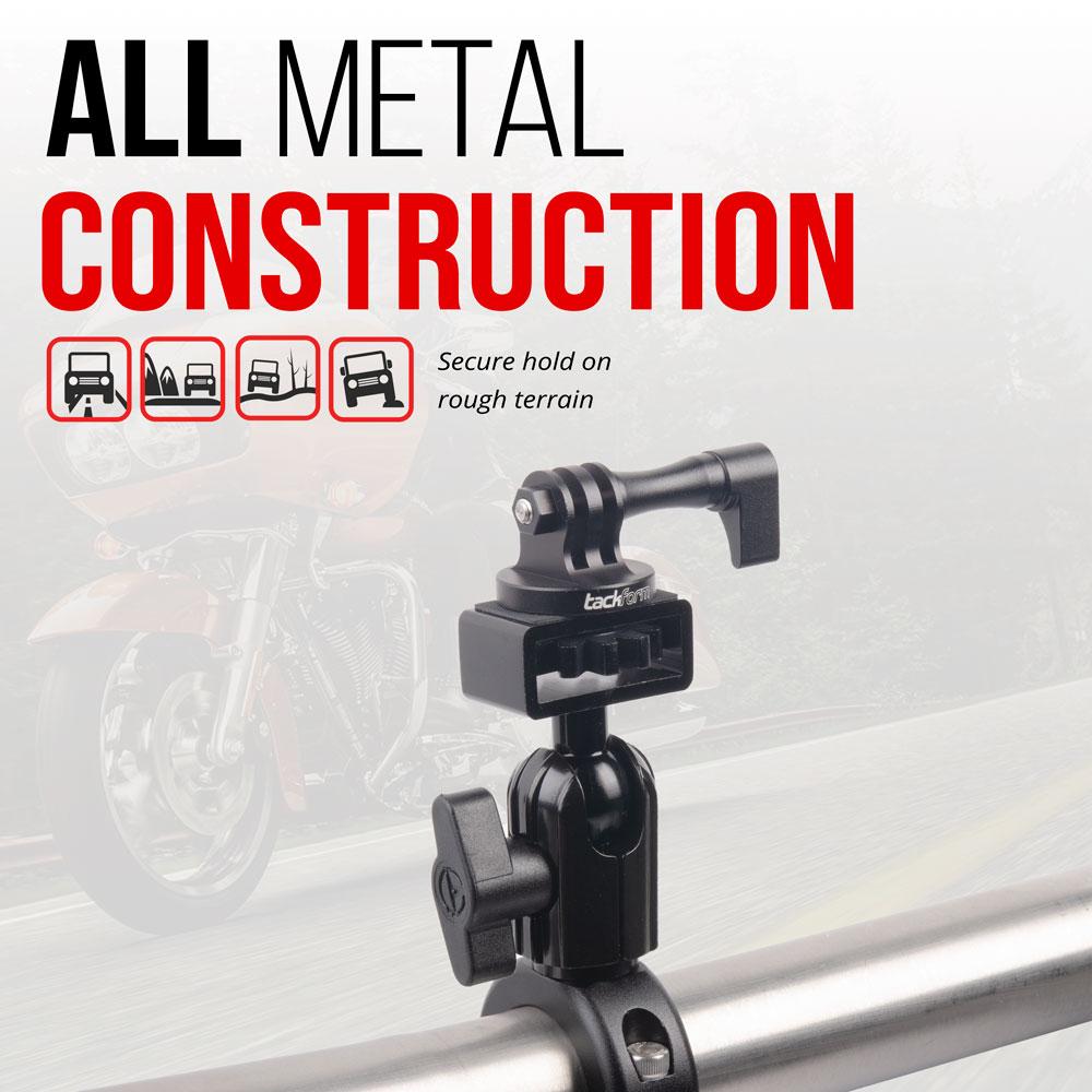 Enduro Series™ Motorcycle Action Camera Mount - All Metal Construction 