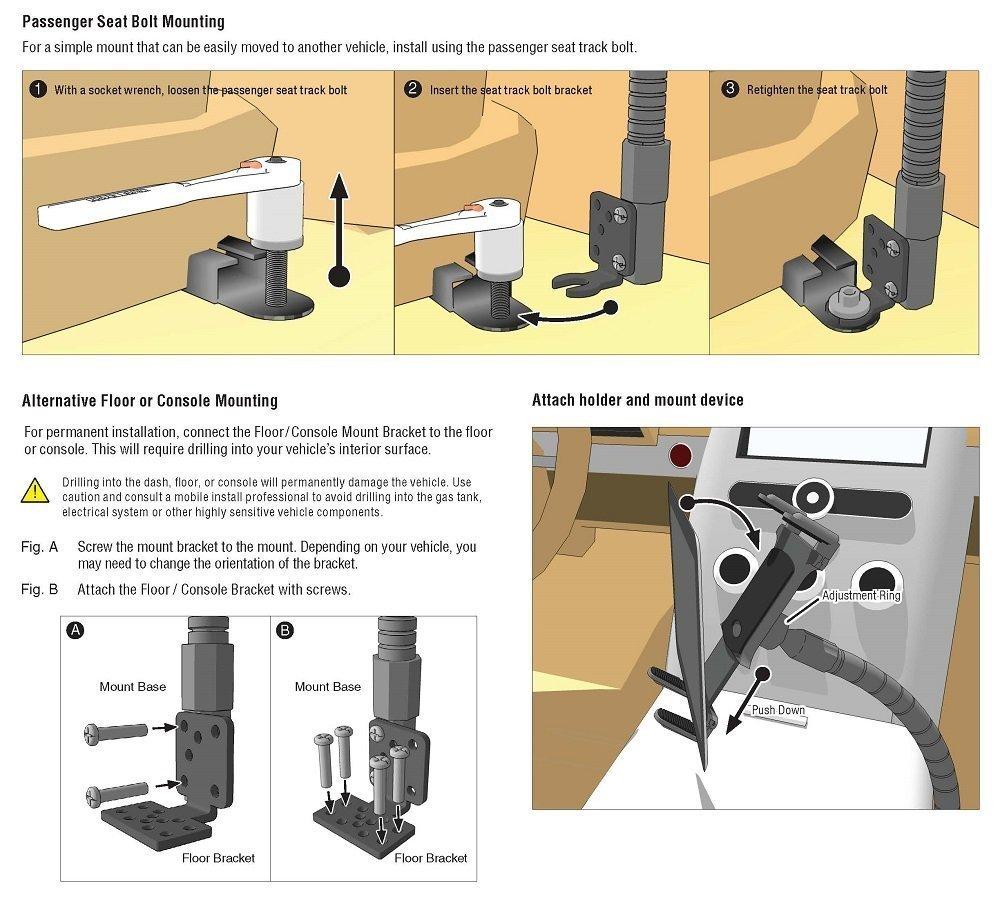 Tackform Tablet Mount Installation Instructions
