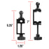 Table Clamp / Headrest Mount | Compatible with GoPro and Other Action Cameras | 10.75" Long Modular Arm | Enduro Series