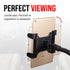 Seat Rail/Floor Bolt Mount | 18" Rigid Aluminum Neck | Tablet Holder