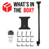 Seat Rail/Floor Bolt Mount | 22" Rigid Aluminum Neck | Tablet Holder
