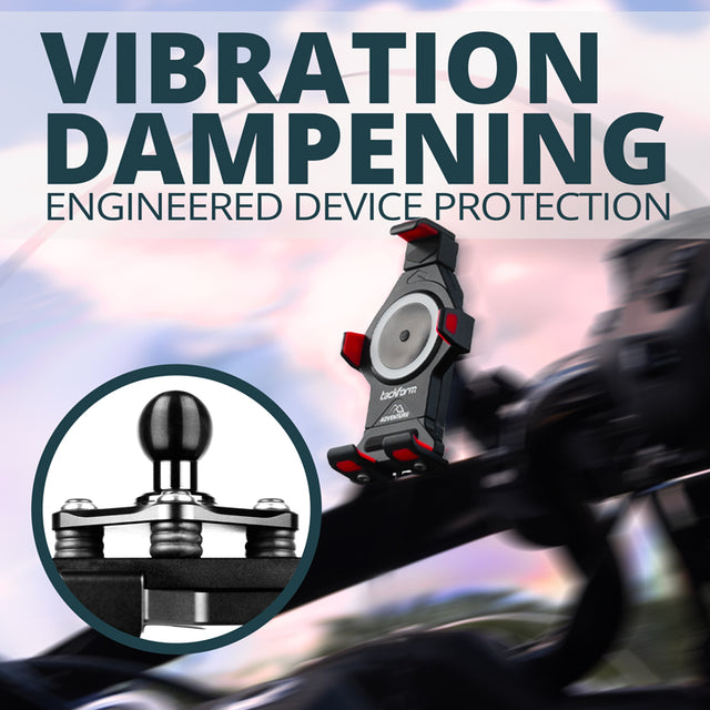 Tackform Adventure Phone Holder with Wireless Charging Vibration