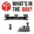 Suction Cup Mount | 7" Modular Arm | 17mm Ball Compatible with Garmin